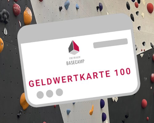 Nach Erwerb dieser Basecamp-Geldwertkarte 100 erhältst du 10% Rabatt auf unser Bistro-Sortiment.<br>